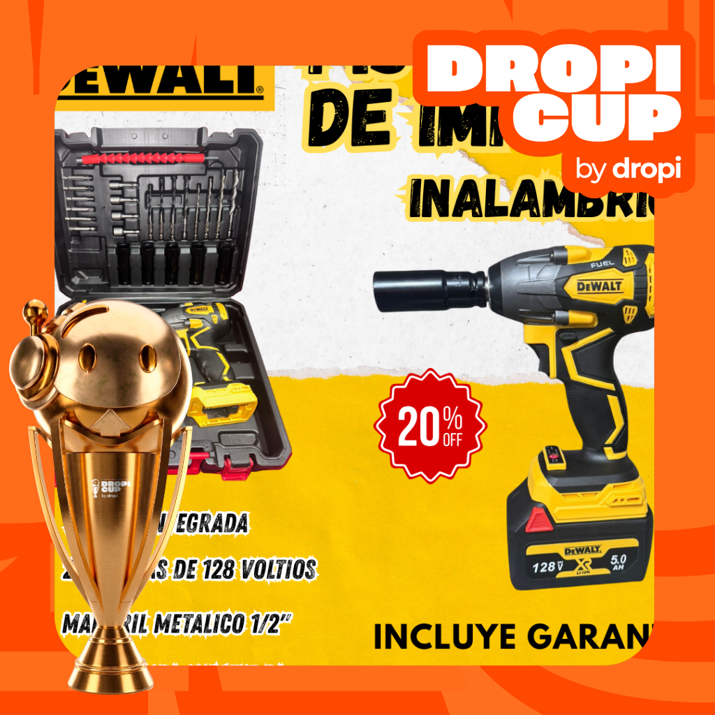 pistola de impacto DROPI CUP